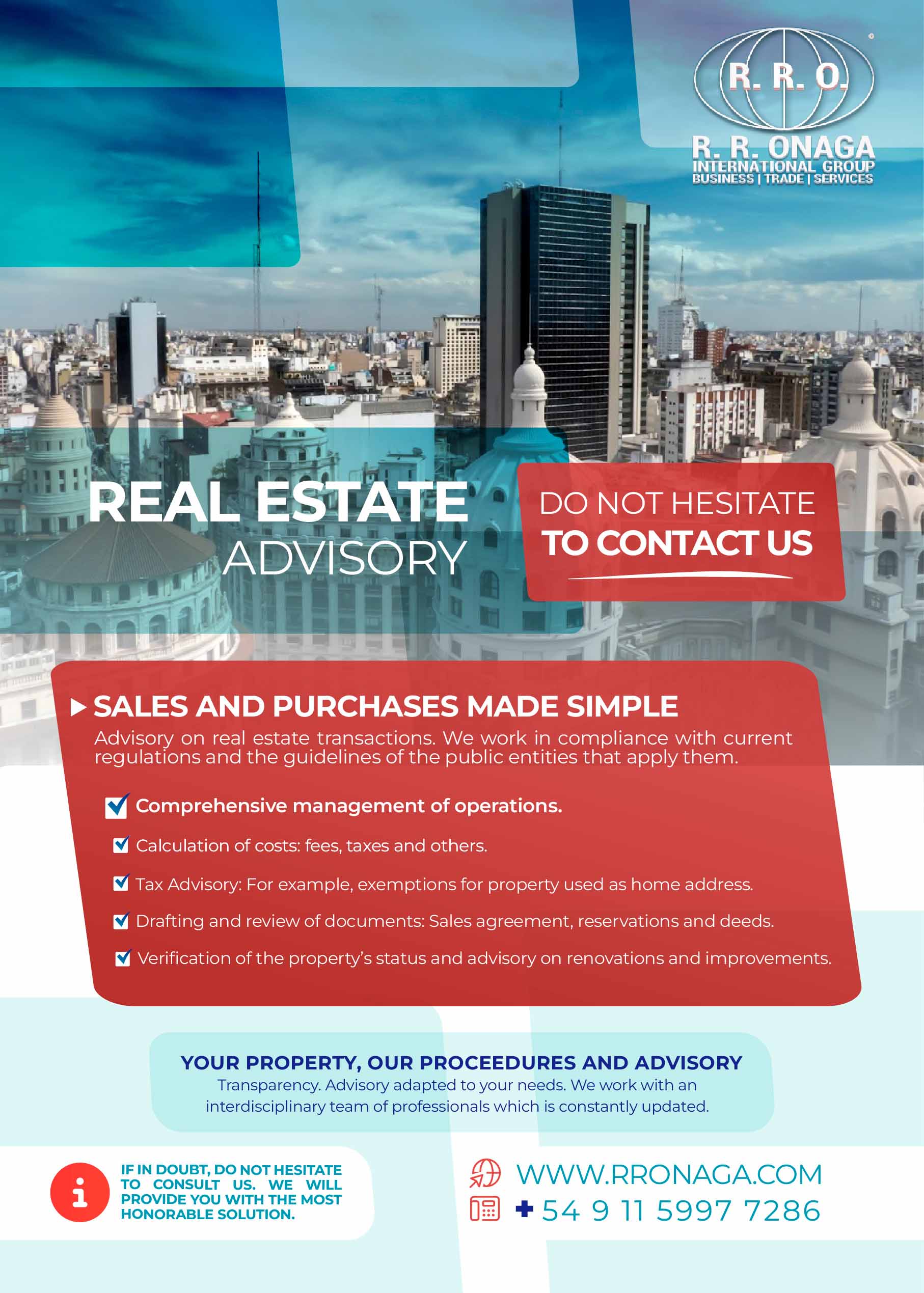 Comprehensive Advisory - Property Transactions